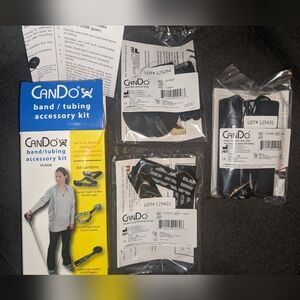 CanDo® Band Tubing Accessory Kit, NIB